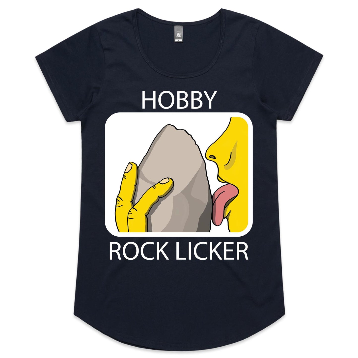 Hobby Rock Licker (AS Colour Mali - Womens Scoop Neck T-Shirt)