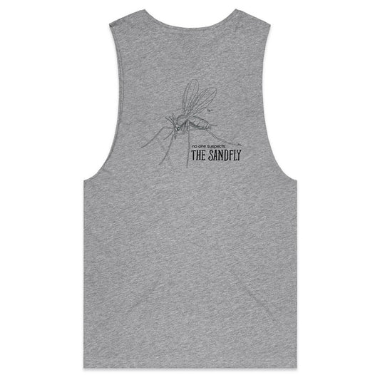 The Sandfly (AS Colour Barnard - Mens Tank Top Tee) - DESIGN ON BACK ONLY