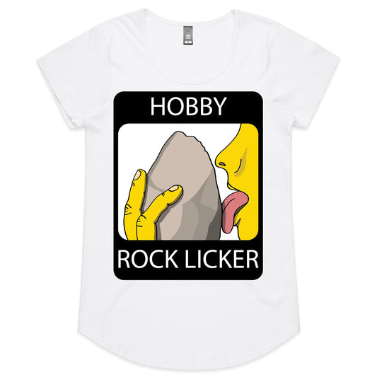 Hobby Rock Licker (AS Colour Mali - Womens Scoop Neck T-Shirt)