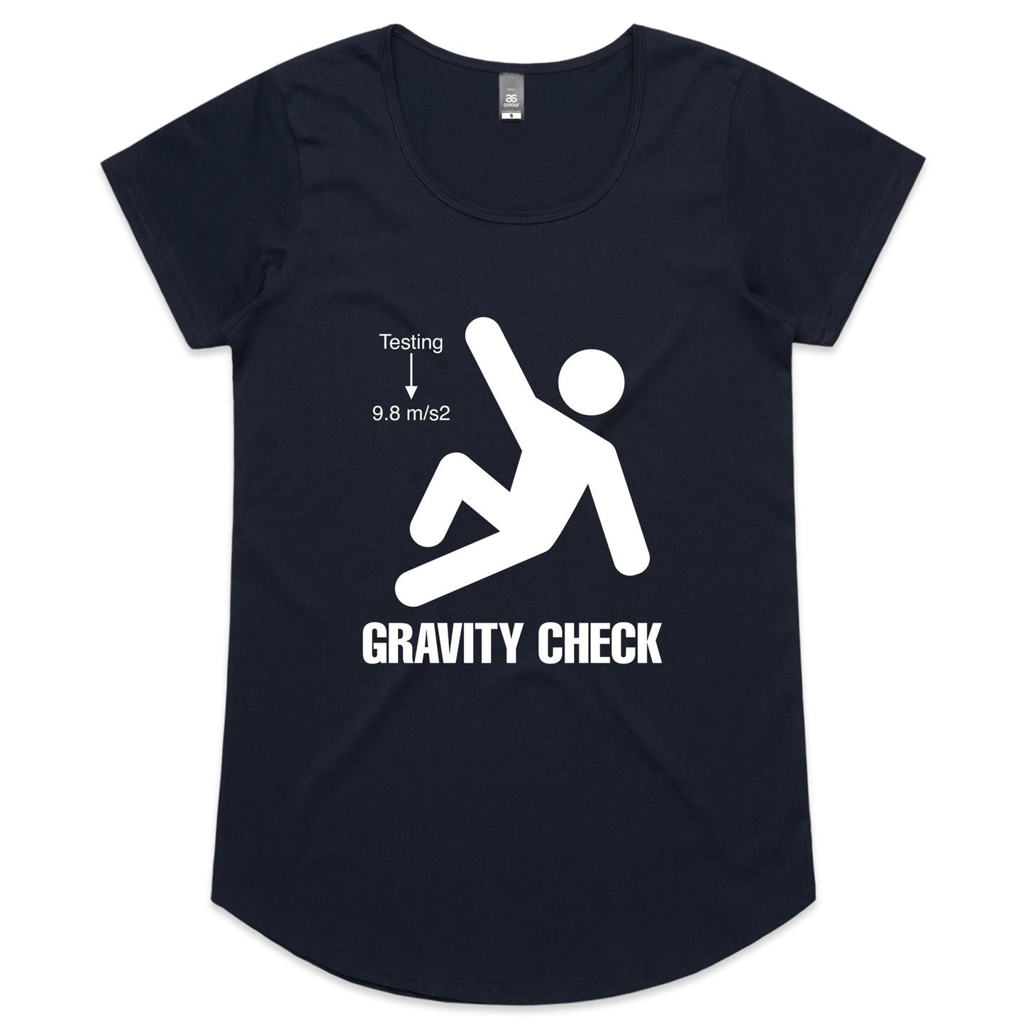 Gravity Check - (AS Colour Mali - Womens Scoop Neck T-Shirt)