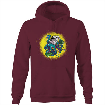 The Kraken (AS Colour Stencil - Pocket Hoodie Sweatshirt)