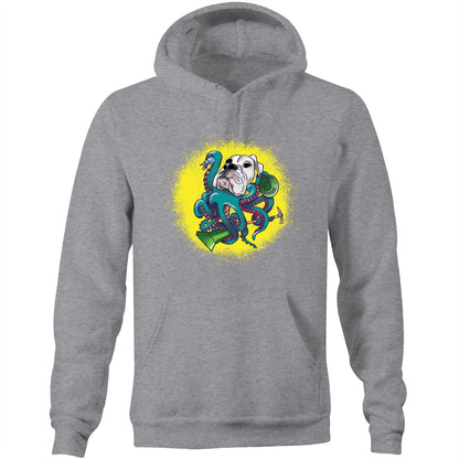 The Kraken (AS Colour Stencil - Pocket Hoodie Sweatshirt)