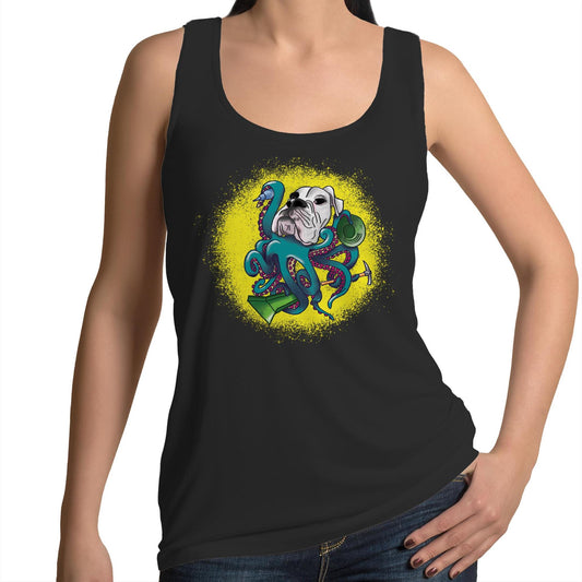 Kraken - (AS Colour Tulip - Womens Singlet)