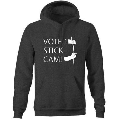 Stick Cam (AS Colour Stencil - Pocket Hoodie Sweatshirt)