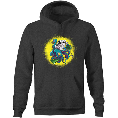 The Kraken (AS Colour Stencil - Pocket Hoodie Sweatshirt)