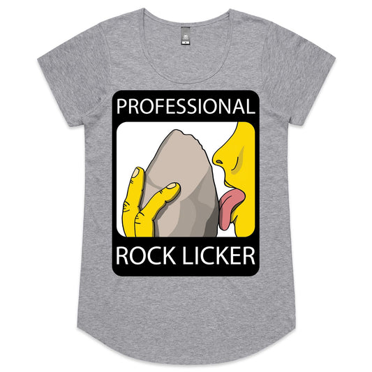 Professional Rock Licker (AS Colour Mali - Womens Scoop Neck T-Shirt)