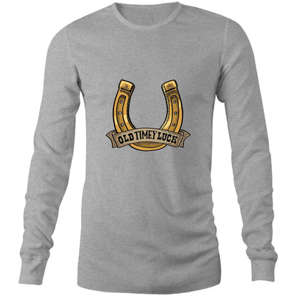Old Timey Luck (AS Colour Base - Mens Long Sleeve T-Shirt)