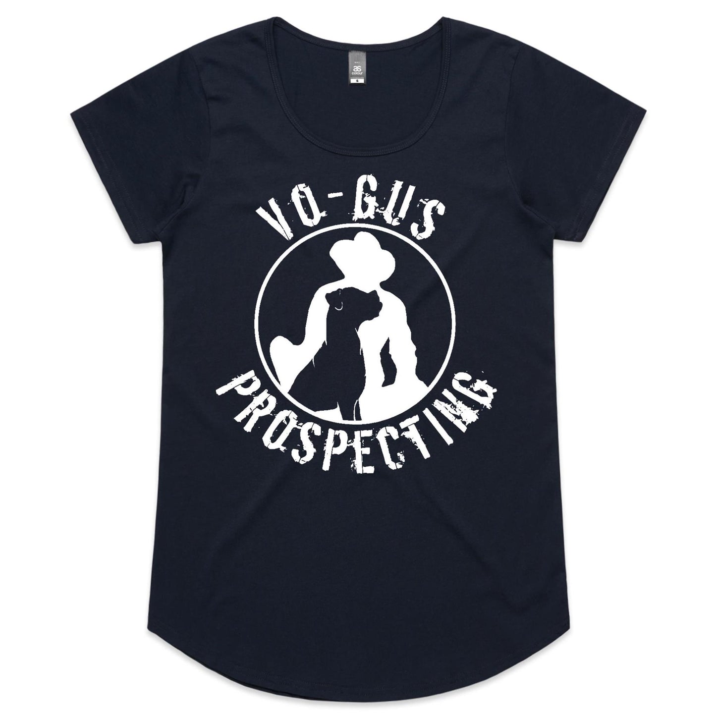 Vo-Gus Prospecting (AS Colour Mali - Womens Scoop Neck T-Shirt)