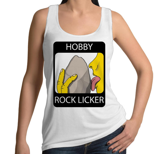 Hobby Rock Licker (AS Colour Tulip - Womens Singlet)