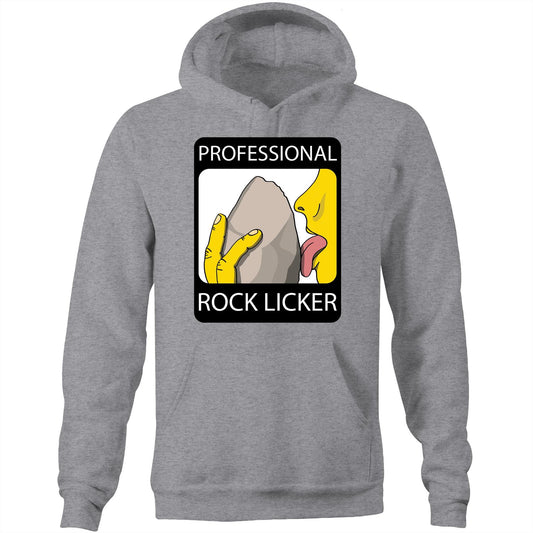 Professional Rock Licker (AS Colour Stencil - Pocket Hoodie Sweatshirt)