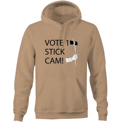 Stick Cam (AS Colour Stencil - Pocket Hoodie Sweatshirt)