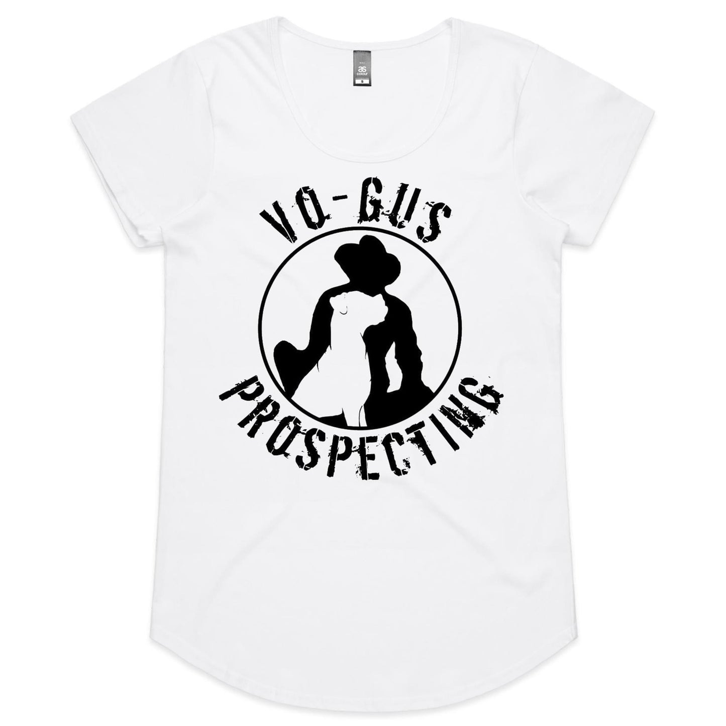 Vo-Gus Prospecting (AS Colour Mali - Womens Scoop Neck T-Shirt)