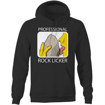 Professional Rock Licker (AS Colour Stencil - Pocket Hoodie Sweatshirt)