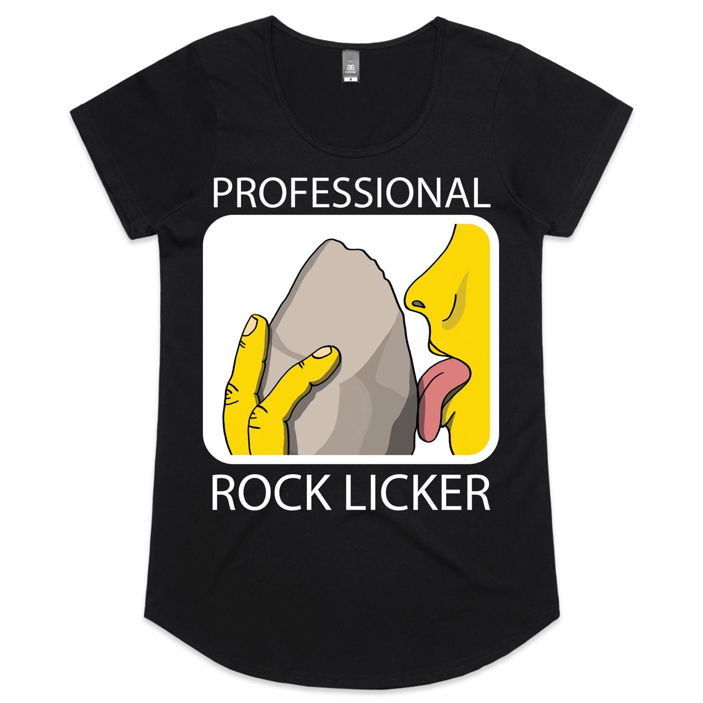 Professional Rock Licker (AS Colour Mali - Womens Scoop Neck T-Shirt)