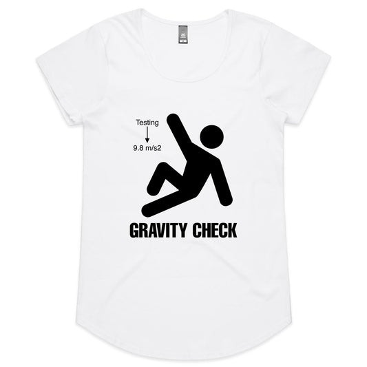 Gravity Check - (AS Colour Mali - Womens Scoop Neck T-Shirt)