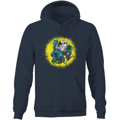 The Kraken (AS Colour Stencil - Pocket Hoodie Sweatshirt)