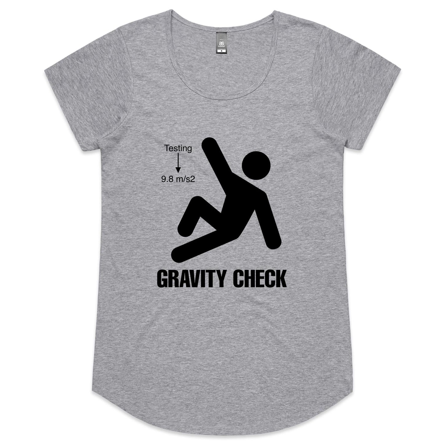 Gravity Check - (AS Colour Mali - Womens Scoop Neck T-Shirt)