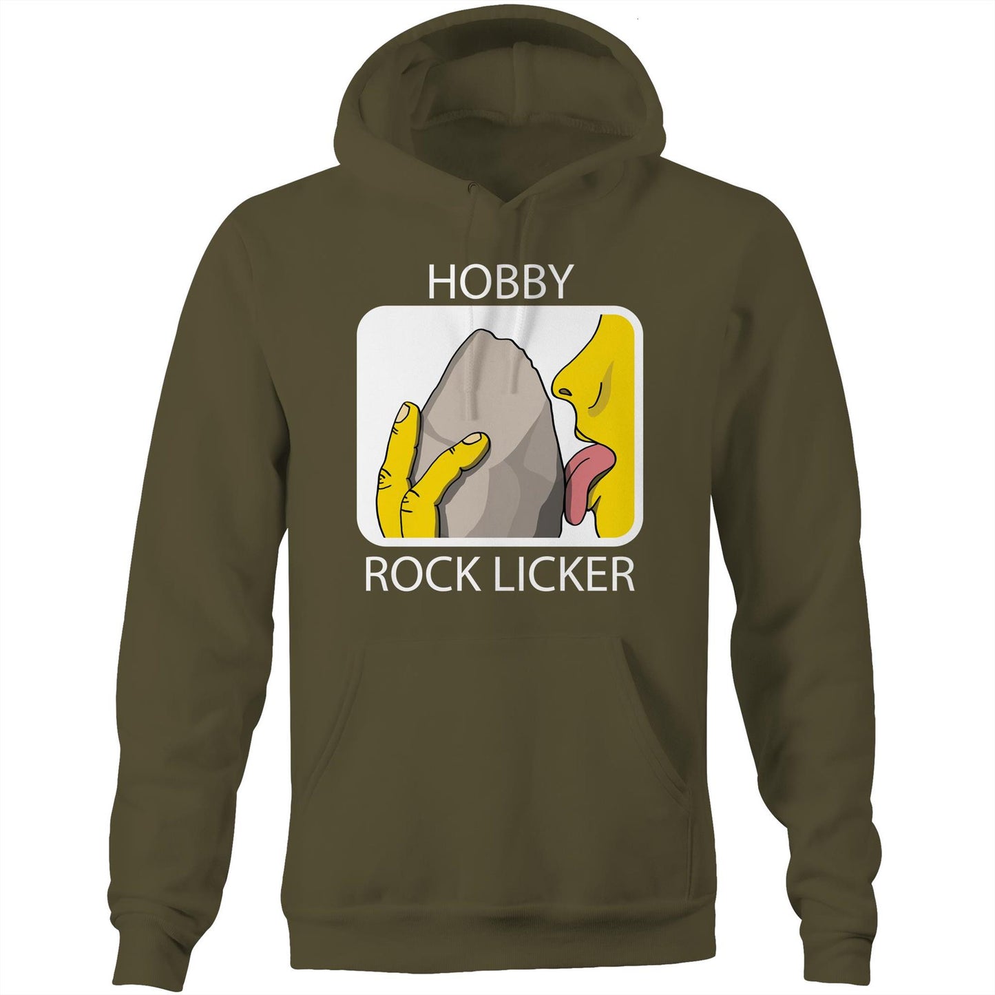 Hobby Rock Licker (AS Colour Stencil - Pocket Hoodie Sweatshirt)
