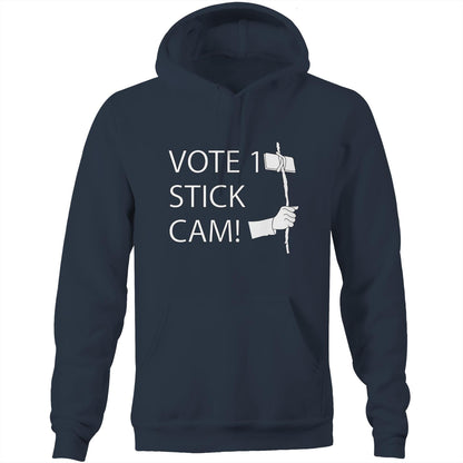 Stick Cam (AS Colour Stencil - Pocket Hoodie Sweatshirt)