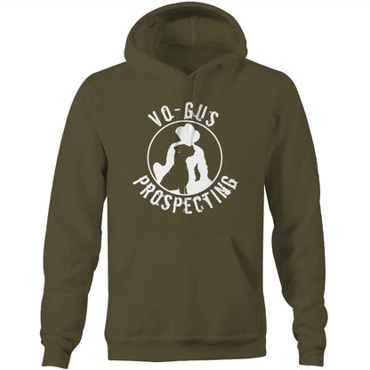 Vo-Gus Prospecting (AS Colour Stencil - Pocket Hoodie Sweatshirt)