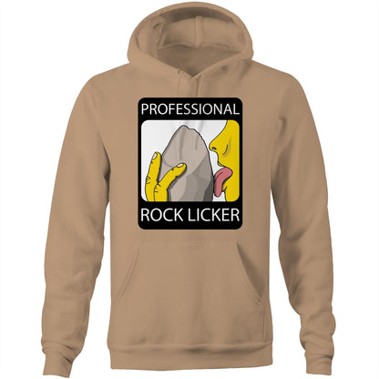 Professional Rock Licker (AS Colour Stencil - Pocket Hoodie Sweatshirt)