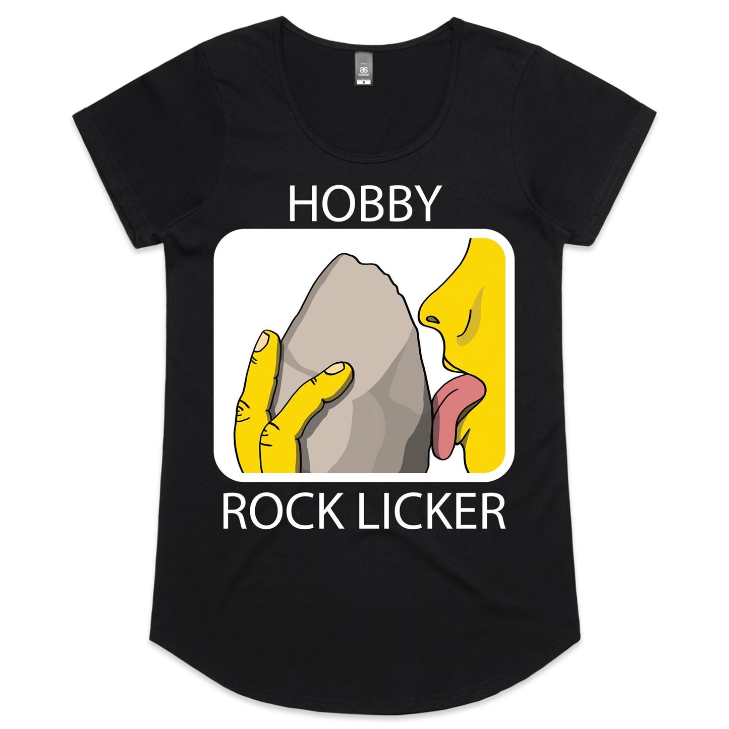 Hobby Rock Licker (AS Colour Mali - Womens Scoop Neck T-Shirt)