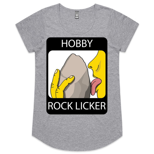 Hobby Rock Licker (AS Colour Mali - Womens Scoop Neck T-Shirt)